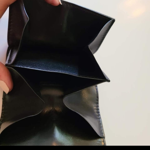 MCM Logo Pattern Black Unisex Wallet - Picture 4 of 6